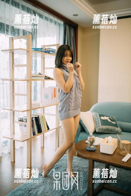 果团网 - 写真快感来袭，办公室的龚玥菲，谁能抗拒这样随意的魅力呢？
