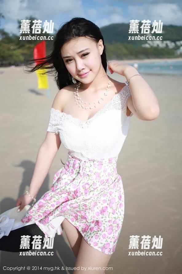 美媛馆 - Ellie艾栗栗新套图更新：夏天到底能有多热辣？看了让人想喘气～